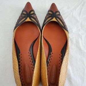 Authentic Bottega Veneta Snakeskin Flats
